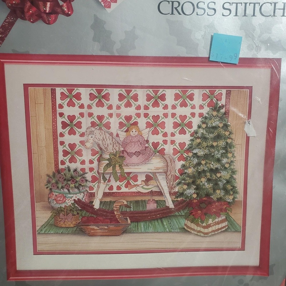 Something Special Counted Cross-Stitch Angel On A Rocking Horse Cross Stitch Kit